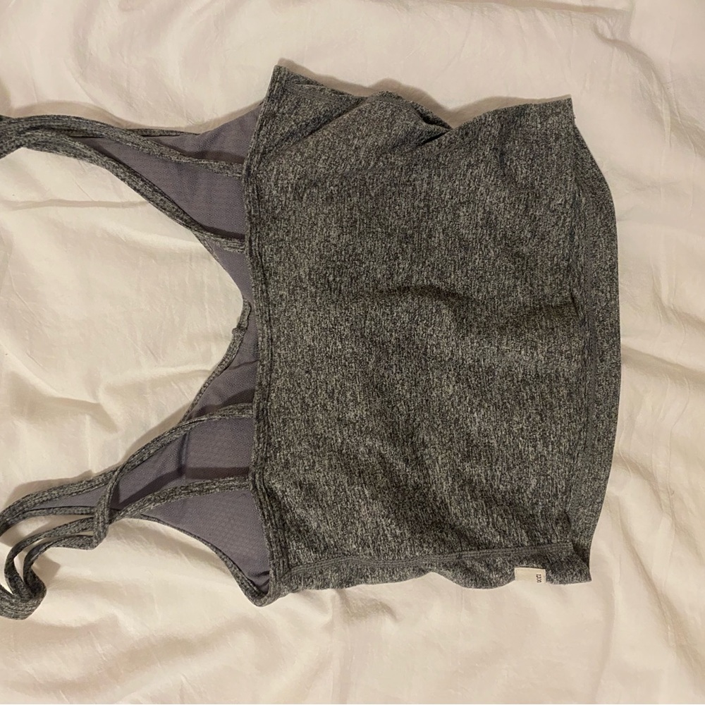 Vuori Heathered Gray Tank Top